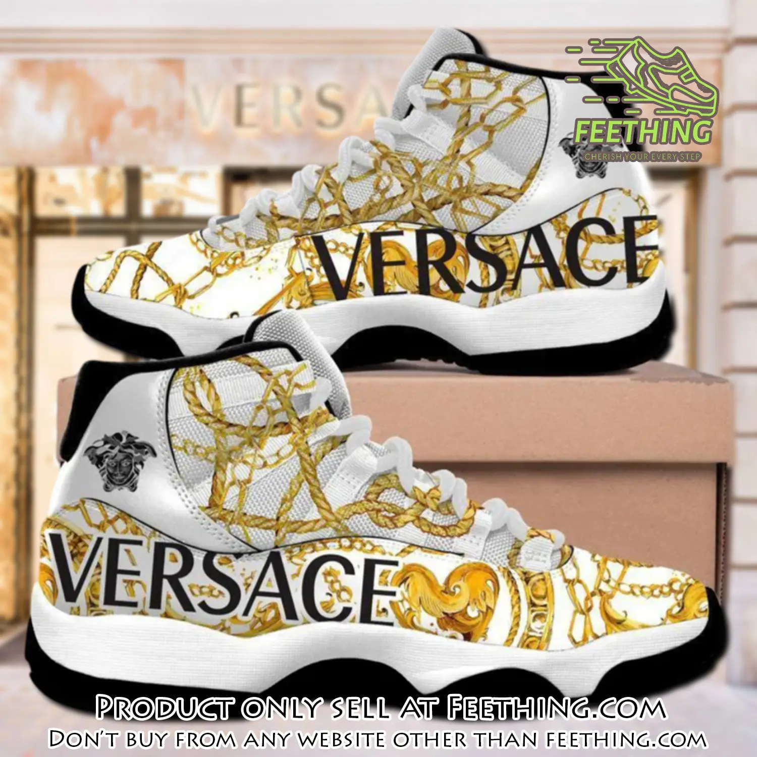 Gianni versace white air jordan 11 sneakers shoes hot  gifts for men women ft3000988